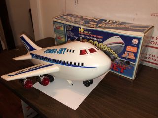 JUMBO JET 747 1988 BATTERY OP.  CHENG CHING TOYS W/ BOX VINTAGE M CS - 747 3