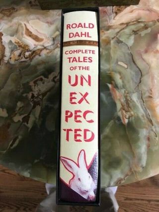 Folio Society Roald Dahl Complete Tales Of The Unexpected In Slipcase Near