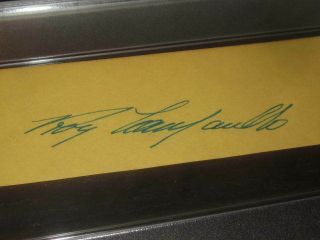 Roy Campanella Brooklyn Dodgers Baseball Autographed Vintage Cut Psa Slab