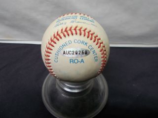 Mickey Mantle Signed Baseball With AUC 5