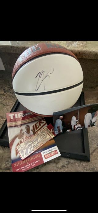 2003 - 2004 Lebron James Autographed Basketball