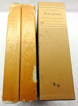 The History of Tom Jones by Henry Fielding (2 Vols) - 1952 Limited Editions Club 2