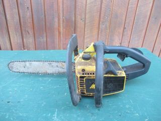 Vintage Mcculloch Pro Mac 510 Chainsaw Chain Saw With 14 " Bar