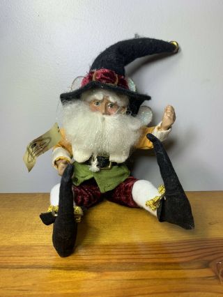 Vintage Mark Roberts Elf Fairy Formable Christmas Doll Figurine Santas Elves
