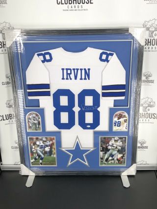 Framed Dallas Cowboys Michael Irvin Autographed Signed Jersey Jsa