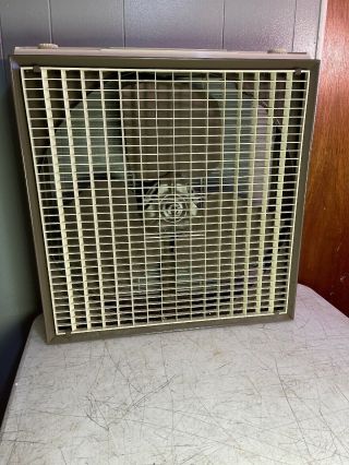 Vintage Sears Kenmore Automatic 20 " Box Fan 3 Speed