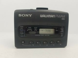Vintage Sony Walkman Wm - Fx28 Fm/am Cassette Avls Player