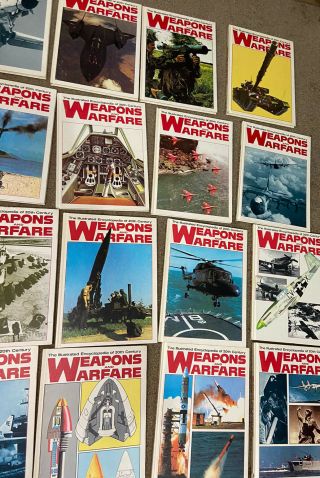 The Illustrated Encyclopedia of 20th Century Weapons and Warfare Set 1 - 24 & HC 3