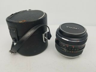 Vintage Vivitar 35mm 2.  8 Wide Angle Auto Camera Lens 3700705