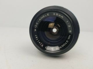 Vintage Vivitar 35mm 2.  8 Wide Angle Auto Camera Lens 3700705 2