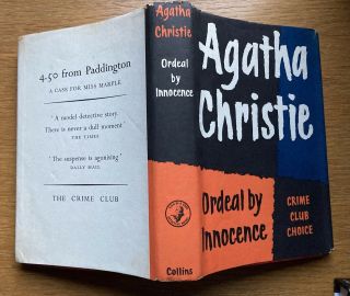 Agatha Christie - Ordeal By Innocence.  1958.  1st Edition.  Hb Dj
