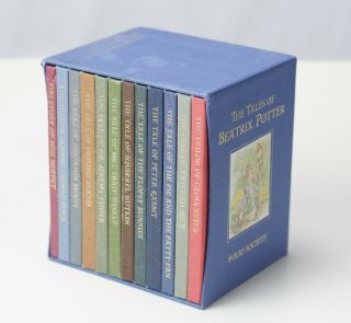 Vintage The Tales Of Beatrix Potter Folio Society 12 Book Box Set