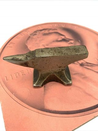 Vintage Cast Iron Mini Anvil Salesman’s Sample/jeweler’s/blacksmith Tool