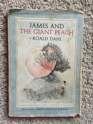 James And The Giant Peach,  1961 Hardcover,  Roald Dahl,  1st Edition