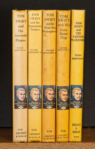 5 TOM SWIFT,  JR.  BOOKS - High PC ' s by Victor Appleton (21,  23,  25,  26 & 29) 3