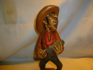 Vintage Cowboy Chalkware Sculpture Figure 11 