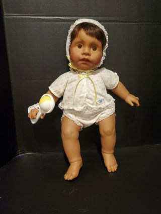 Vintage 1985 Hasbro Judith Turner Real Baby Aa 21 " Wide Eyed Weighted Doll