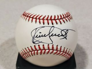 Kirby Puckett Signed Autographed Mlb Baseball Twins Beckett Bas
