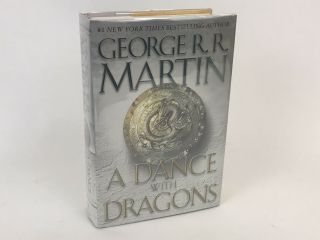 Signed A Dance With Dragons George Rr Martin 1st Printing 2011 Game Of Thrones