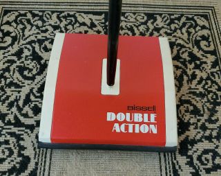 Vintage Bissell Double Action Carpet Cleaner US Pat No.  4325 2