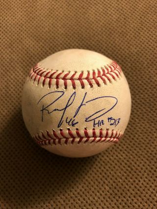 2019 Paul Goldschmidt Signed Game Home Run Baseball HR 3/31/19 Cardinals 3