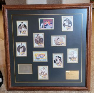 1992 Upper Deck Ted Williams Autographed Signed Baseball Heroes Display 124/406