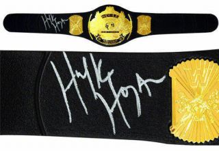 Hulk Hogan Autographed Signed Jakks Heavyweight Championship Belt Asi Proof