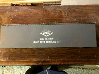 Vintage Skil 17070 Hinge Butt Template Kit Door Hanging Jig Kit