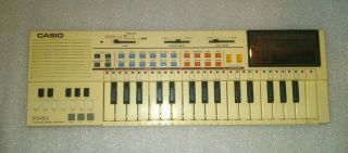 Vintage Casio Pt - 80 Keyboard Rom Pack Ro - 551 World Songs &