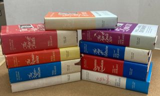 The Story Of Civilization By Will Durant,  Volumes 2,  4 - 11.  9 Books W/ Dust Jacket
