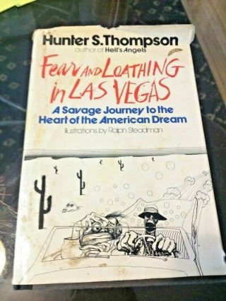 Hunter S.  Thompson Fear And Loathing In Las Vegas 1st Edition Hardcover