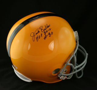 Jack Butler Signed Pittsburgh Steelers F/s Helmet,  Hof 2012 Psa/dna Autographed