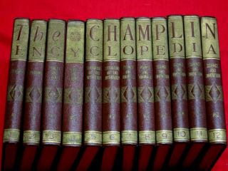 1952 The Champlin Encyclopedia / Complete 12 Volume Set