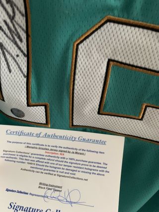JA Morant Signed Autographed Grizzlies Jersey Home Rookie of the year 6