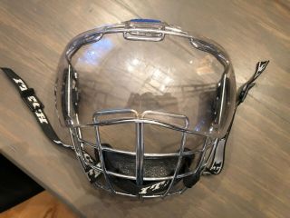 Vintage Itech Shield Mask Fx50 Hockey Visor Cage Mask Combo