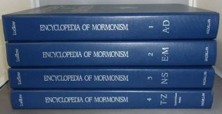 1992 Encyclopedia Of Mormonism By Daniel Ludlow Complete Set Vol 1 - 4 Lds Mormon