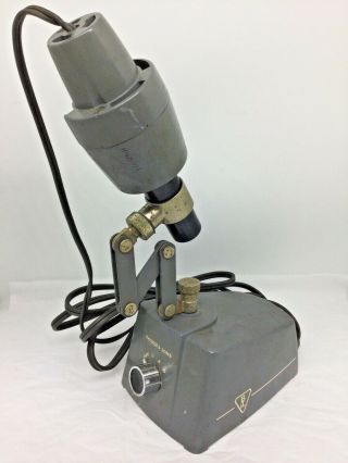 Vintage Bausch & Lomb 31 - 33 - 53 Microscope Illuminator Lamp Light Biology Science