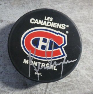 Rare Ken Dryden Montreal Canadiens Autographed Signed Official Nhl Puck Rare