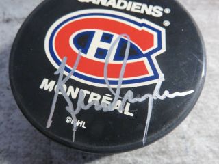 RARE KEN DRYDEN MONTREAL CANADIENS AUTOGRAPHED SIGNED OFFICIAL NHL PUCK RARE 2