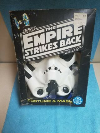 Vintage 1980 Ben Cooper Star Wars Esb Storm Trooper Halloween Costume & Mask Box