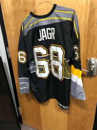 Jaromir Jagr Autographed Ccm Jersey Guaranteed Penguins Pittsburgh Signed