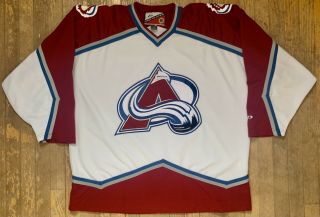 Vintage Colorado Avalanche Pro Player Nhl Hockey Jersey Men’s Size Xxl Stitched