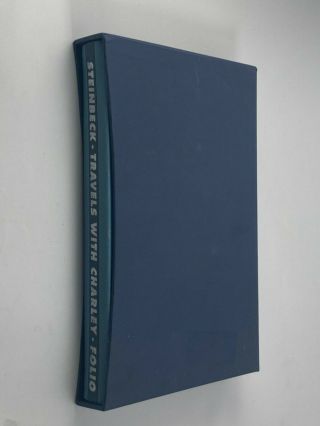 Travels With Charley By John Steinbeck Folio Society Hardcover Slipcase