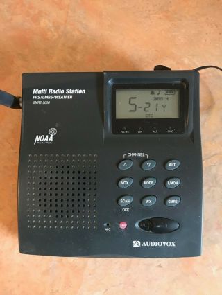Hard To Find/ Vintage Audiovox Gmrs - 2000 Frs/gmrs/weather Base Station