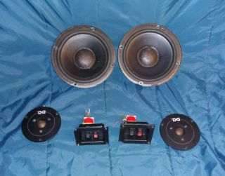 Pair - Vintage Design Acoustics PS - 6 Componet Speakers and Accessories 2