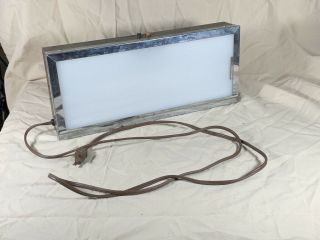 Vintage X - Ray Viewer Light Box - Faux Wood & Stainless Case