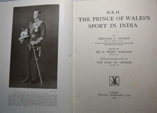 THE PRINCE OF WALES ' S SPORT IN INDIA 1925 Big Game Hunting Tiger Burma Nepal 2