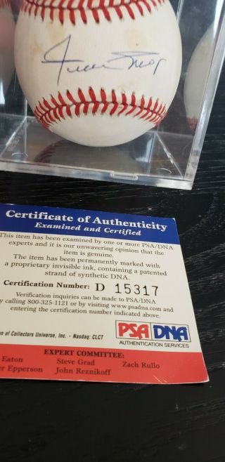 Willie Mays Signed Baseball Psa/dna