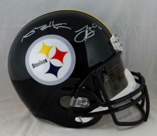 Leveon Bell Antonio Brown Signed Pittsburgh Steelers Full Size Helmet - Jsa W Aut