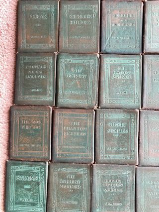 33 Vintage Little Leather Library Miniature Books CHRISTMAS CAROL. 2